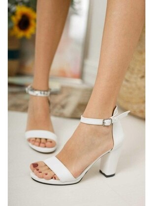 White - Heels - Odesa Ayakkabı
