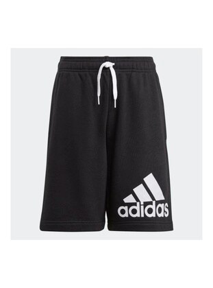 Black - Boys` Shorts - Adidas