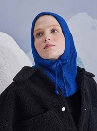 أزرق ملكي - حجابات جاهزة