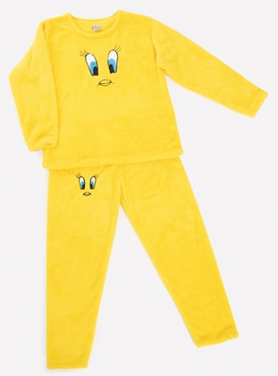 Yellow - Girls` Pyjamas - Tampap