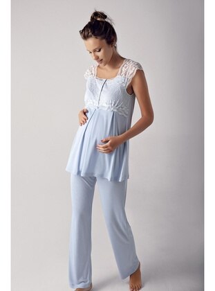 Blue - Maternity Pyjamas - Artış Collection