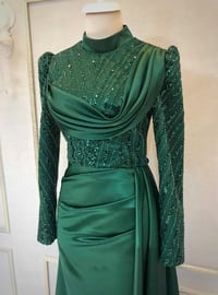 Hijab Evening Dress Green