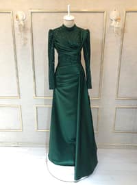 Hijab Evening Dress Green