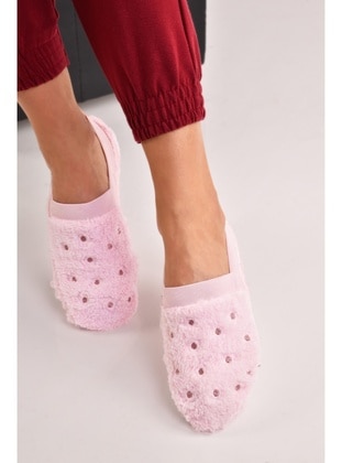 Deep Pink - Slippers - Odesa Ayakkabı