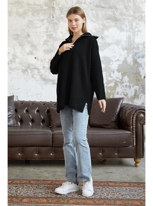 InStyle Black Knit Sweaters