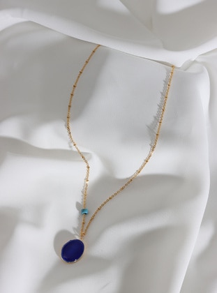 Süspüs Accessories Navy Blue Necklace