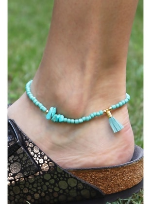 Turquoise - Anklet - Sose Moda