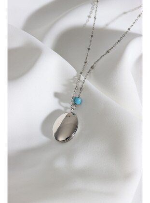 Silver color - Necklace - Süspüs Accessories