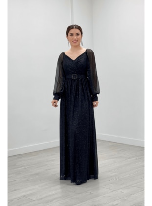 Black - Evening Dresses - Giyim Masalı