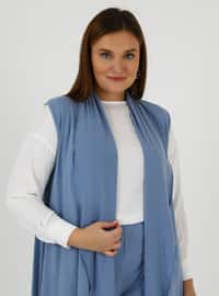 Icy Blue - Plus Size Vest