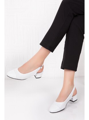 Flat - White - Flat Shoes - Gondol