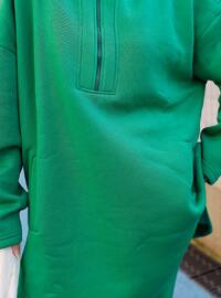 Emerald - Unlined - - Suit - Burcu Tesettür