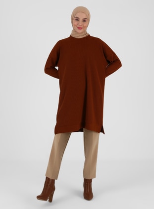 Plain Sweater Tunic Taba