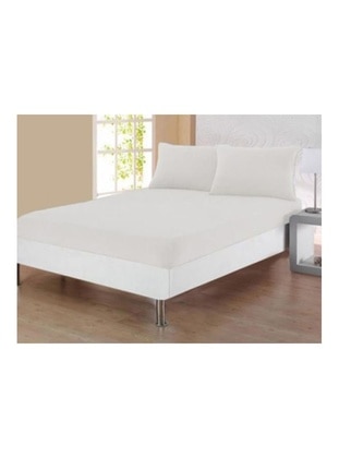 White - Double Bed Sheets - Dowry World