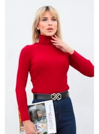 44500 Turtleneck Sweater Burgundy