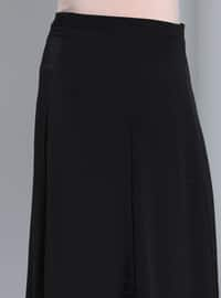 Black - Unlined - Plus Size Skirt