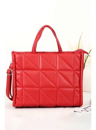 Red - Shoulder Bags - Bipanya