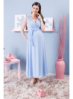 Blue - Maternity Dress - Gör & Sin