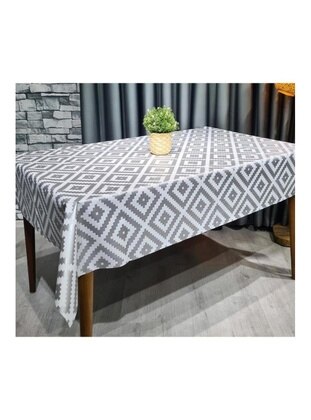Cream - Gray - Dinner Table Textiles - Dowry World