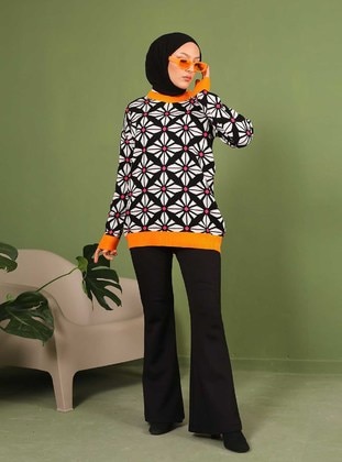 Black - Multi - Unlined - Knit Cardigan - Vav