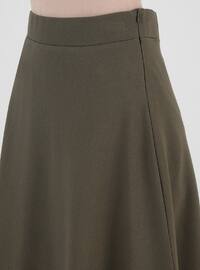 Plain Skirt Khaki