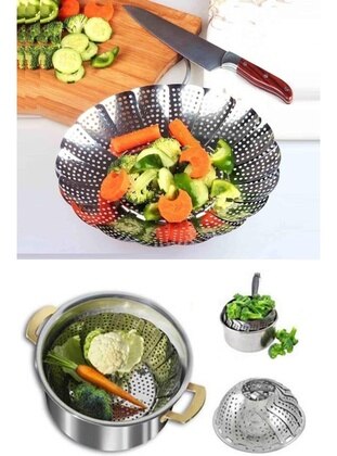 Steaming Vegetable Cooking Basket Boiling Apparatus