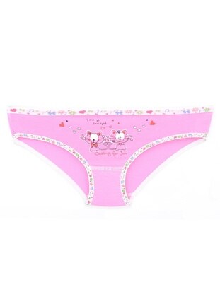 Dark pink - Kids Underwear - Flora