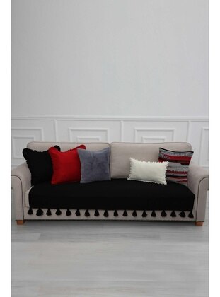 Black - Sofa Throws - Aisha`s Design