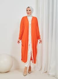 Unlined - Orange - Kimono