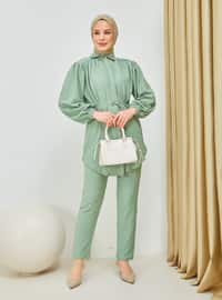Mint Green - Unlined - Point Collar - Suit