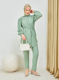 Mint Green - Unlined - Point Collar - Suit