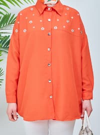 Orange - Point Collar - Tunic
