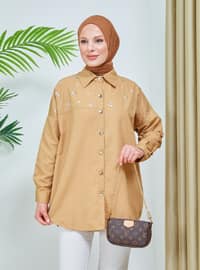 Biscuit - Point Collar - Tunic