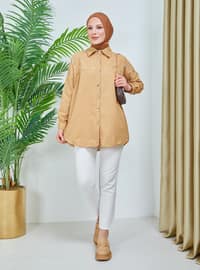 Biscuit - Point Collar - Tunic