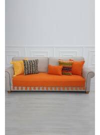 Tufted Sofa Cover 90 X 200,Ko 19 Orange