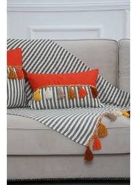 Multicolor Fringe Sofa Wrap 90 X 170,Ks 4 Striped Pattern