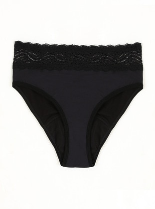 Black - Period Underwear - Panties - Hipps
