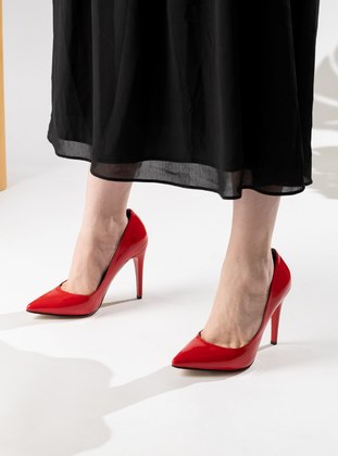 1000gr - Red - Stilettos & Evening Shoes - Heels  - Aska Shoes