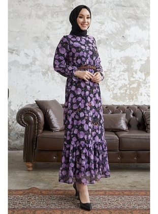 Purple - Modest Dress - InStyle