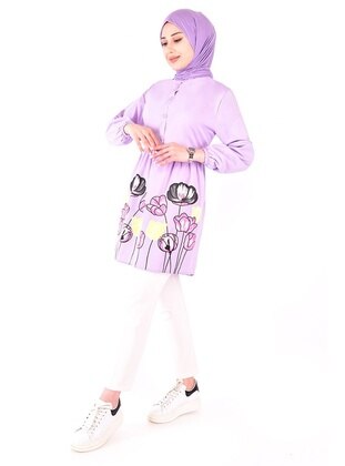 Lilac - Tunic - Moda Merve