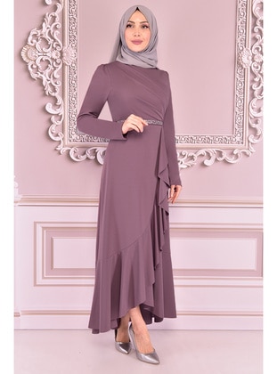 Lilac - Modest Dress - Moda Merve
