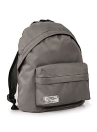 Grey - Backpack - Backpacks
