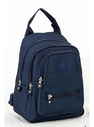 Bipanya Navy Blue Backpacks