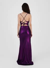 Fully Lined - Purple - Evening Dresses