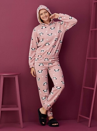 Powder Pink -  - Multi - Pyjama Set - Tampap
