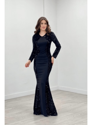 Black - Modest Evening Dress - Giyim Masalı