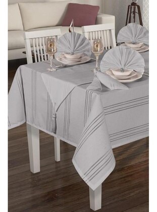 Grey - Dinner Table Textiles - Dowry World