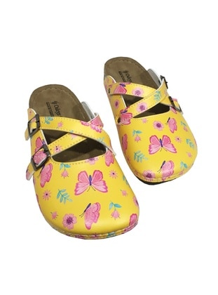 100gr - Flat Slippers - Yellow - Slippers - Wordex