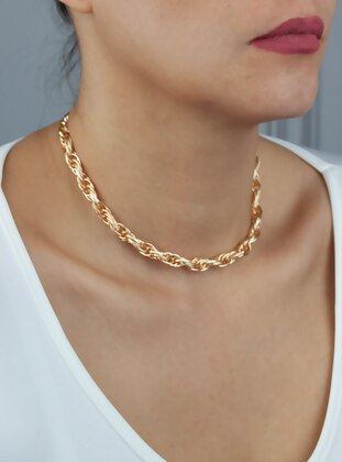 Gold color - Necklace - im Design