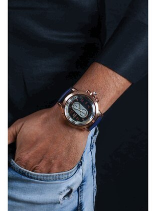 Navy Blue - Watches - Vercetti